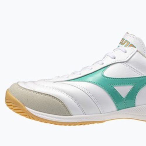 Kopačky Mizuno Morelia Sala Elite IN white/arcadia/lava orange