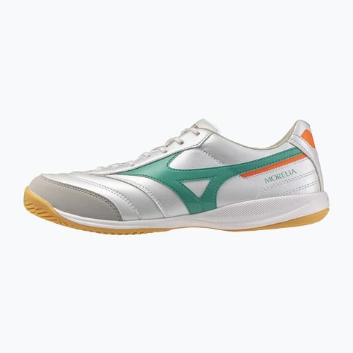 Kopačky Mizuno Morelia Sala Pro IN white/arcadia/lava orange