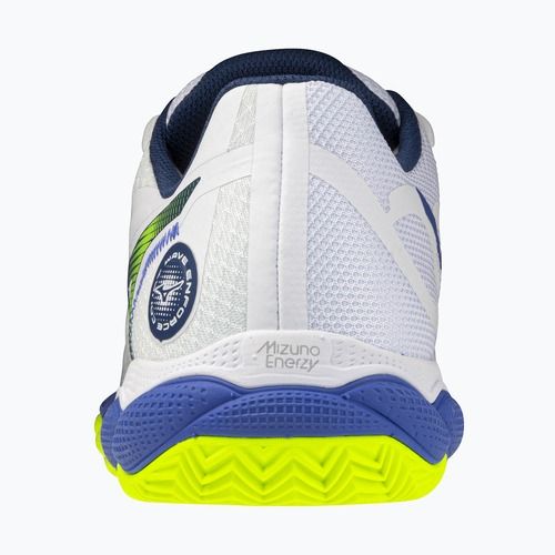 Pánské tenisové boty Mizuno Wave Enforce Court CC white/dazzling blue/lightning