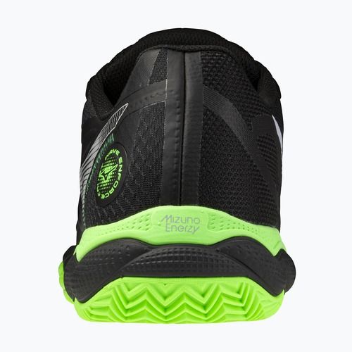 Boty na padel Mizuno Wave Enforce Court Padel black/foliage green/glowing ap