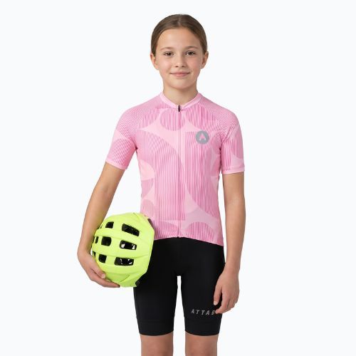 Dětskýé cyklistické tričko ATTABO Vites WMNS pink