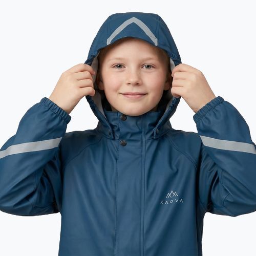 Dětská nepromokavá bunda KADVA AquaLock JR navy blue
