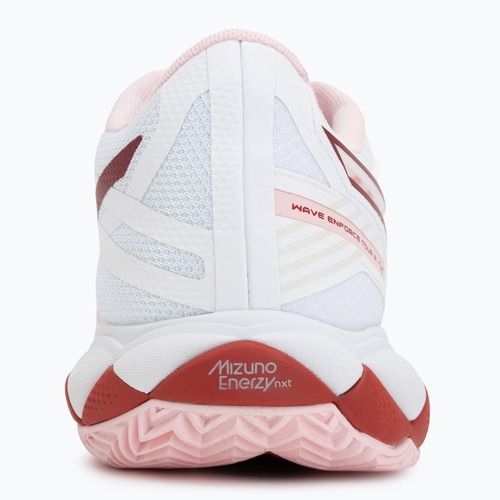 Dámské tenisové boty Mizuno Wave Enforce Tour 2 CC white/pinkesque/barbados/cherry