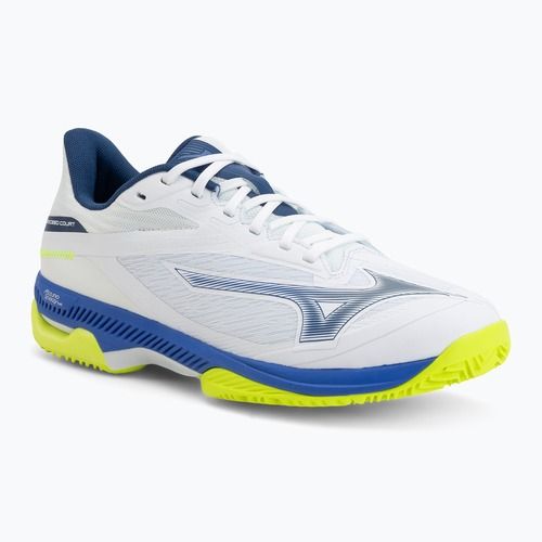 Tenisové boty Mizuno Wave Exceed Court CC white/dazzling blue/lightning
