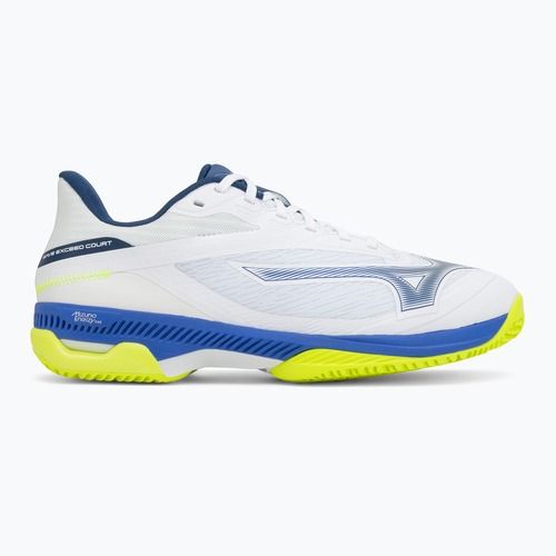 Tenisové boty Mizuno Wave Exceed Court CC white/dazzling blue/lightning