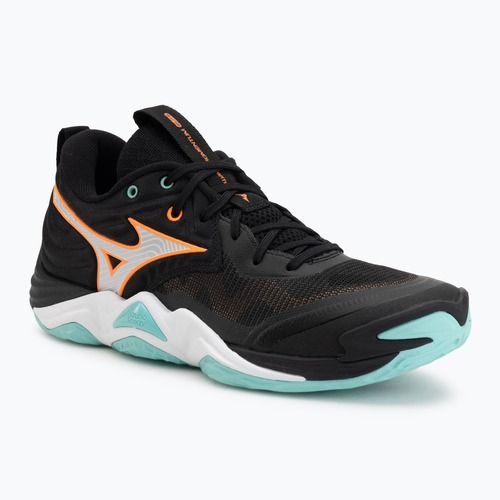 Volejbalové boty Mizuno Wave Momentum Elite black/tangelo/ice green