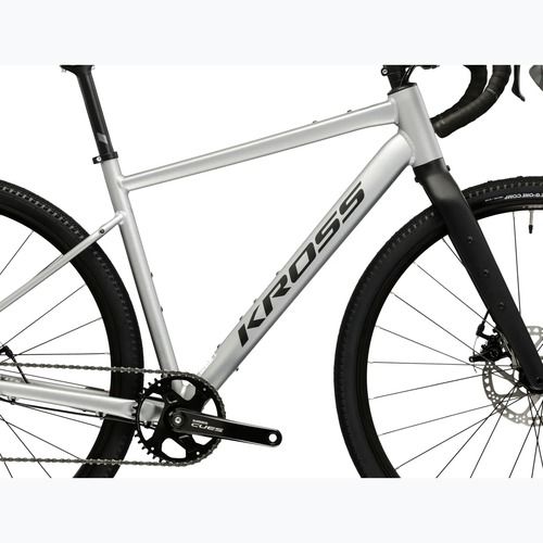 Gravelové kolo KROSS Esker 1.0 grey/graphite/matte