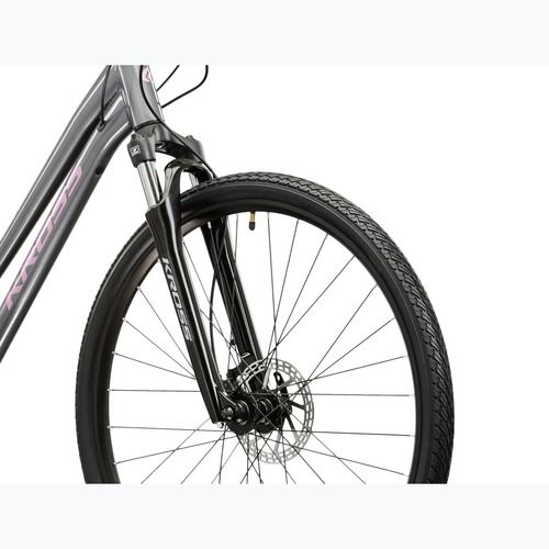 Dámské krosové kolo KROSS Evado 4.0 In grey/pink/gloss
