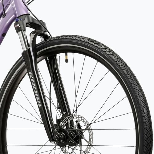 Dámské krosové kolo KROSS Evado 5.0 In purple/black/gloss