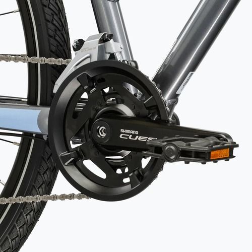 Dámské krosové kolo KROSS Evado 5.0 In grey/blue/gloss