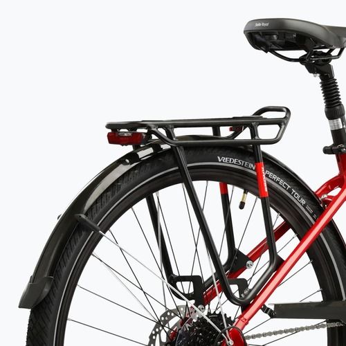 Dámské trekové kolo KROSS Trans 5.0 In red/silver/gloss