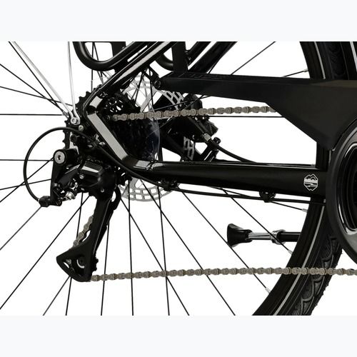 Dámské trekové kolo KROSS Trans 4.0 In black/silver/gloss