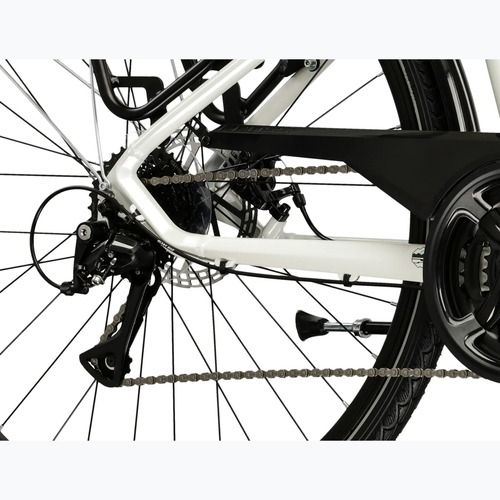 Dámské trekové kolo KROSS Trans 3.0 In pearl/black/gloss