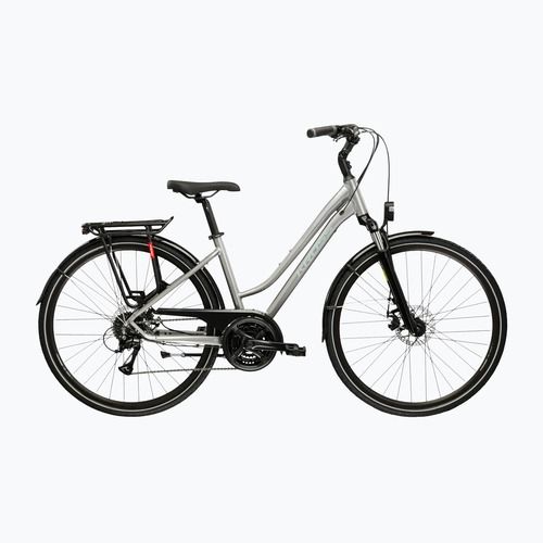 Dámské trekové kolo KROSS Trans 3.0 In silver/gray/gloss