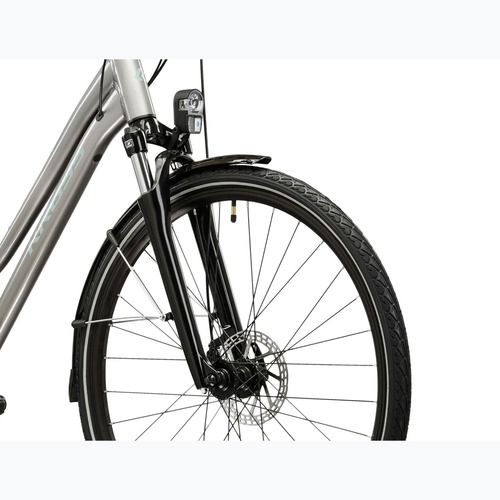 Dámské trekové kolo KROSS Trans 3.0 In silver/gray/gloss