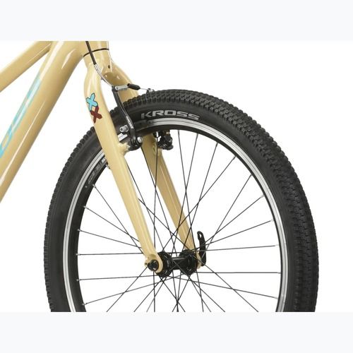 Dětské kolo KROSS Level Jr 1.0 beige/red/gloss