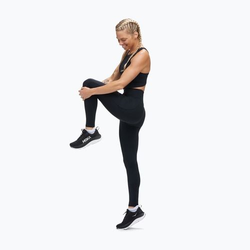 Dámské běžecké legíny HOKA Elaro Knit Tight 27" black