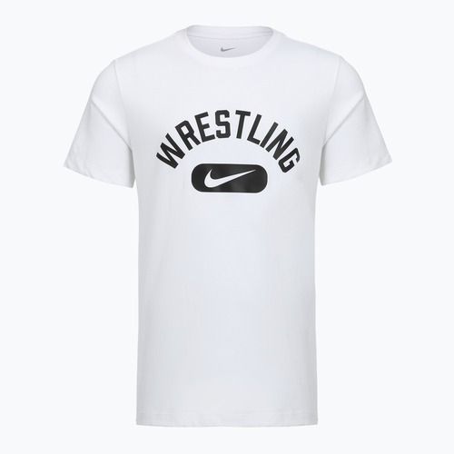 Pánské tričko na lezení Nike Wrestling Disc DFC white/black