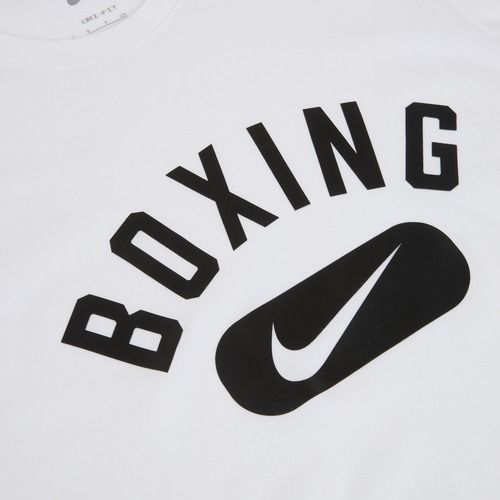Pánské tréninkové tričko Nike Boxing Disc DFC white/black