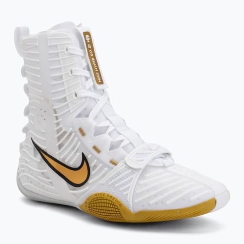 Boxerské boty Nike HyperKo 3 white/metallic gold