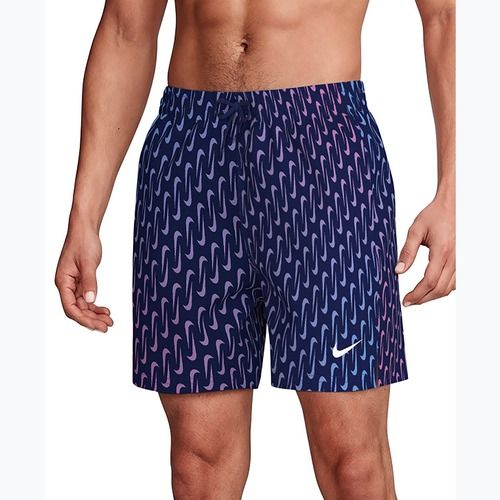 Pánské plavkové šortky Nike Breaker Swoosh 5" Volley midnight navy