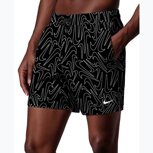 Pánské plavkové šortky Nike Breaker Logofetti 5" Volley black