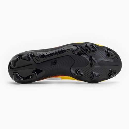 Dětské kopačky New Balance Furon Team V8 FG punch yellow/black 100/fire cracker