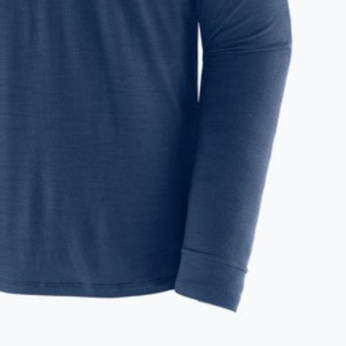 Pánské tričko Longsleeve Patagonia Cap Cool Merino Blend Graphic heritage header/clement blue
