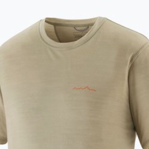 Pánské tričko Patagonia Cap Cool Merino Blend Graphic Shirt multi-pitch/weathered stone