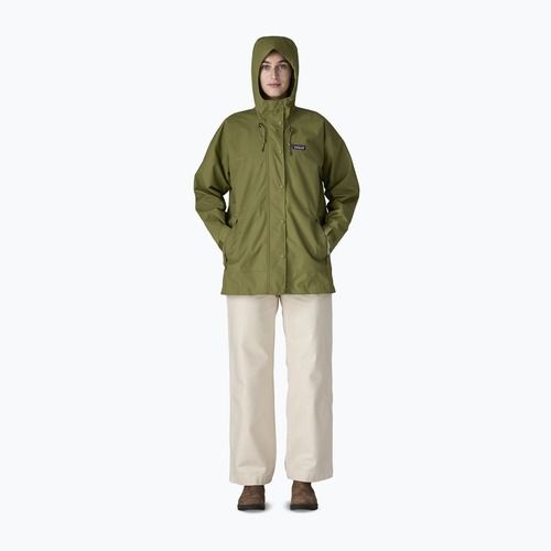 Dámská nepromokavá bunda Patagonia Outdoor Everyday Rain caper green