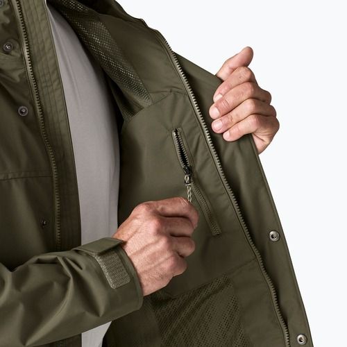 Pánská nepromokavá bunda Patagonia Outdoor Everyday Rain basin green