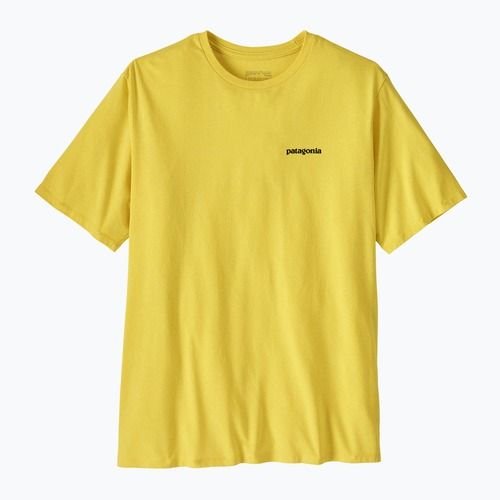 Pánské tričko Patagonia P-6 Logo Responsibili-Tee p-6 outline/lemon zest