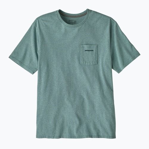 Pánské tričko Patagonia Boardshort Logo Pocket Responsibili blue sage