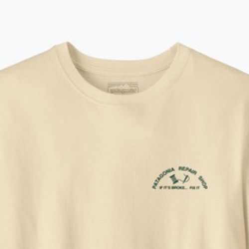 Pánské tričko Patagonia Repair Shop undyed natural