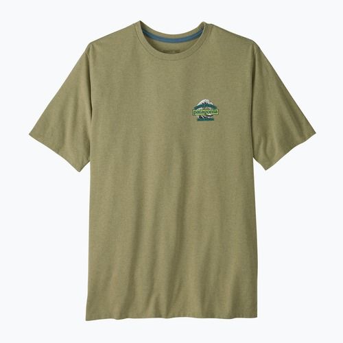 Pánské trekové tričko Patagonia Great Waves Responsibili Tee gumtree green