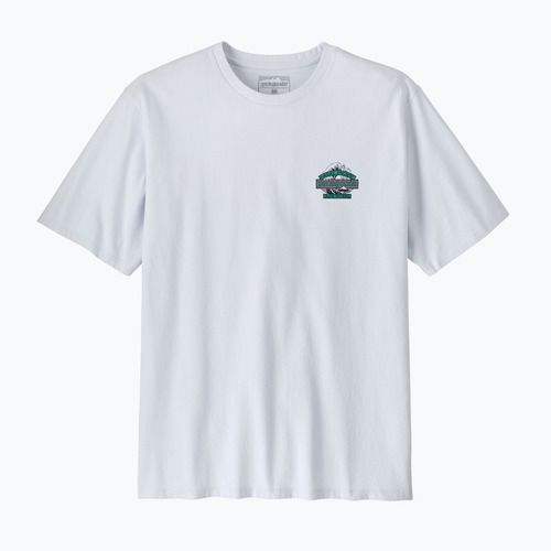 Pánské trekové tričko Patagonia Great Waves Responsibili Tee white