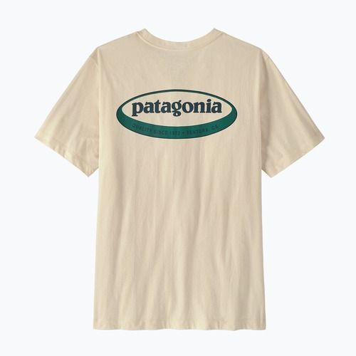 Pánské tričko Patagonia '95 Oval Logo undyed natural
