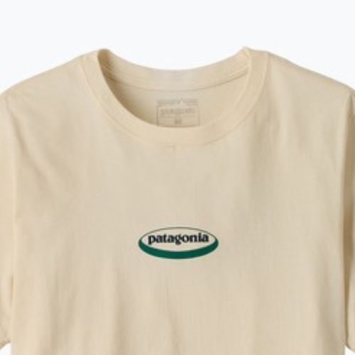 Pánské tričko Patagonia '95 Oval Logo undyed natural