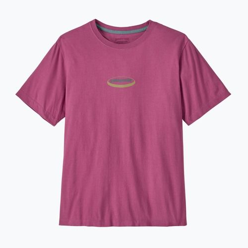 Pánské tričko Patagonia '95 Oval Logo faded magenta