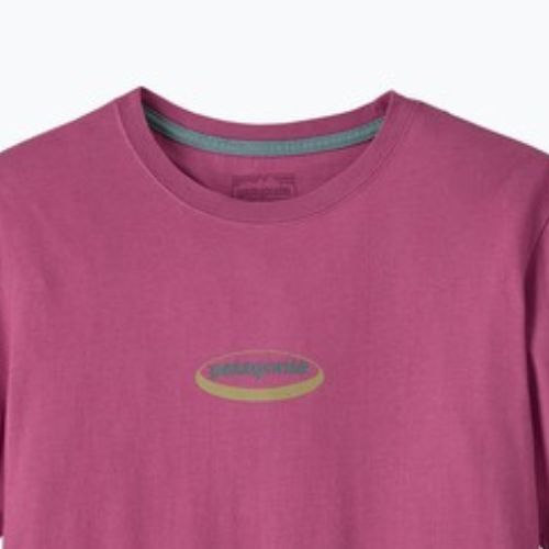 Pánské tričko Patagonia '95 Oval Logo faded magenta