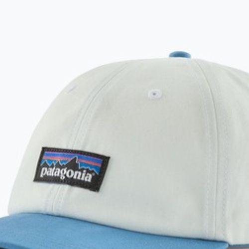 Kšiltovka Patagonia P-6 Label Trad birch white w/shore blue