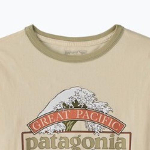 Dámské tričko Patagonia Great Waves Ringer Tee undyed natural