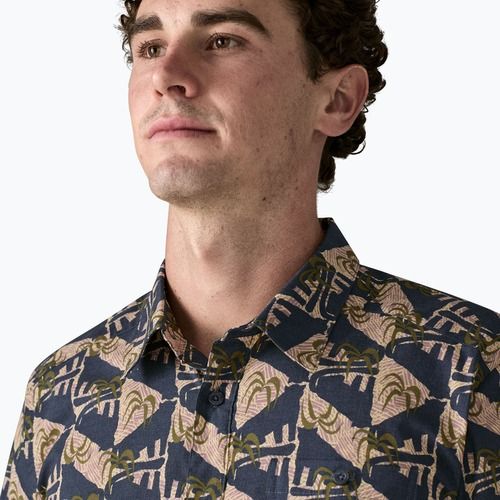 Pánská košile Patagonia Go To jaguar geo/dolomite blue