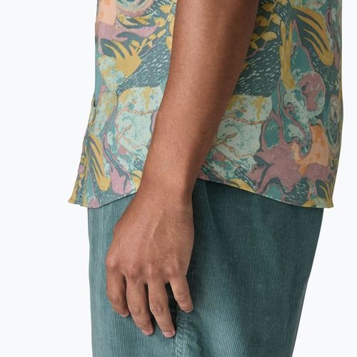 Pánská košile Patagonia Go To moon tripper/blue sage