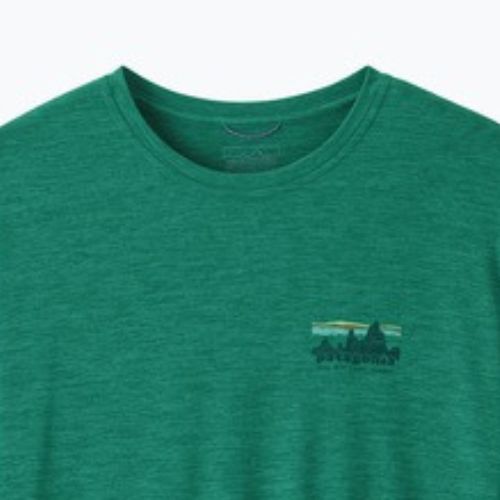 Pánské tričko Patagonia Capilene Cool Daily - '73 Skyline gem green/light gem green x-dye