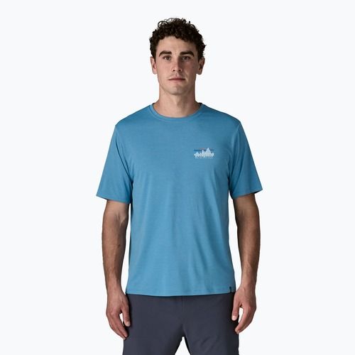 Pánské tričko Patagonia Capilene Cool Daily - '73 Skyline shore blue/light shore blue x-dye