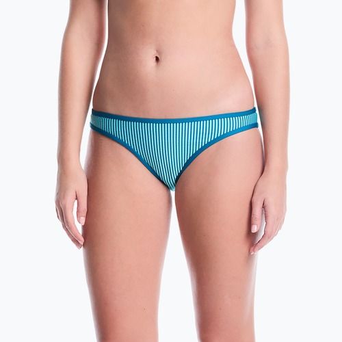 Spodní díl plavek Nike Ripple Texture Hipster Bikini bleached turquoise