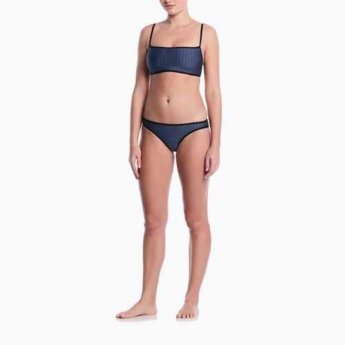 Spodní díl plavek Nike Ripple Texture Hipster Bikini slate