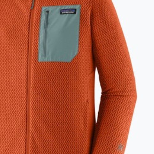 Pánská trekingová mikina Patagonia R1 Air Full Zip Hoody coal orange