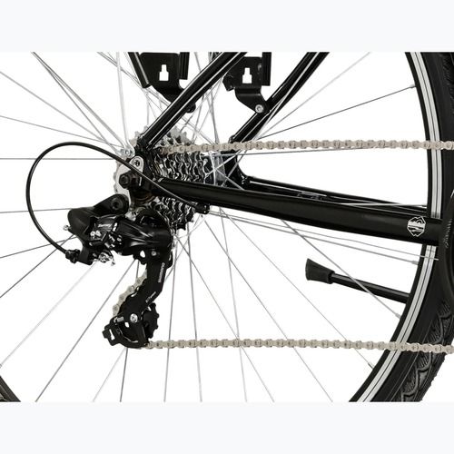 Pánské trekingové kolo KROSS Trans 1.0 black/silver/gloss
